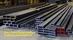 Besi hollow / besi holo ukuran 4x6 tebal 1.6mm panjang 6meter: Harga Hollow Galvanis Berkualitas Klopmart