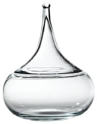 Pay tribute to the piece's original purpose by displaying your very own collection of apothecary jars and bottles or decorative art glass. Luxe Curved Large 15 Apothecary Glass Jar Modern Canister Lid Clear Tear Drop Contemporary Decorative Jars And Urns By My Swanky Home Houzz