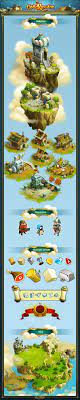 castle kingdom on behance ゲームアート コンセプトアート イラストマップ