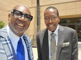 Pastor Charles Blake Jr and Lady DeAndra Blake visits the Total Men's Class  in the Family Life Center