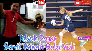Cara melakukan servis bawah pada permainan bola voli : Tutorial Teknik Dasar Servis Bawah Bola Voli Yg Baik Benar Under Hand Serve Skill In Volleyball Youtube