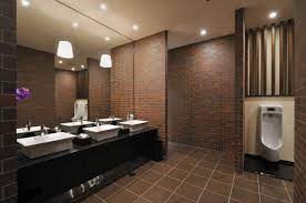 Commercial bathrooms have come a long way from being merely utilitarian to now incorporating commercial bathroom design and trends that have a sense of style and pride within a facility. 15 Commercial Bathroom Designs Decorating Ideas Design Trends Premium Psd Vector Downloads