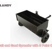 Salt and Sand Spreader with 3 Point Cat 1/2 T-SPR250