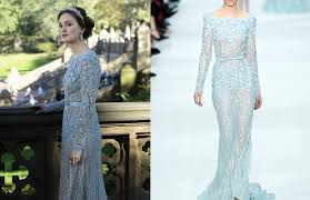 Blair Waldorf S Wedding Dress By Elie Saab Gossipgirl Colored Wedding Dresses Pretty Dresses Dresses