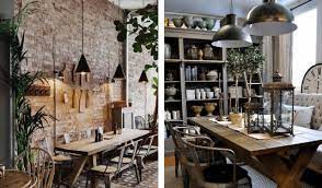 Find inspiration for your dining room design with these looks and styles. Industrial Dining Room Decor With These Mid Century Lamps