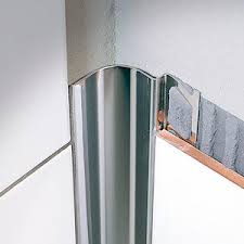 Our wood trim molding is great for accenting rustic bathroom designs, kitchens, bedrooms, or anywhere inside or outside your home. Aluminum Edge Trim Sanitec Sb 12 Profilitec For Tiles Inside Corner