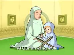 القرآن الكريم) adalah kitab samawi agama islam. Kartun Anak Bunda Ajari Aku Belajar Al Quran Lagu Anak Episode 6 Youtube