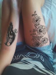 The girls with the dragon tattoos posted 9 years ago 5 notes. Thigh Tattoos Via Tumblr On We Heart It
