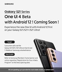 Thinking about starting (or extending) a contract with sprint? Galaxy S21 One Ui 4 0 Beta Program Coming To Unlocked Sprint And T Mobile Users In The Us Sammobile