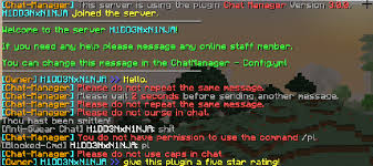 Scroll down until you see motd 4. Chat Manager 1 7 1 17 30 Features And 40 Commands Spigotmc High Performance Minecraft