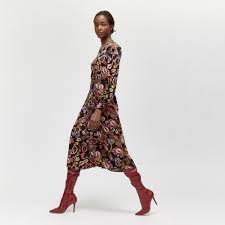 Paisley Midi Dress Endource