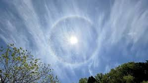 A sun halo is a rare optical phenomenon in which a ring is formed around the sun as light gets the optical and atmospheric phenomenon, which is known as '22 degree circular halo', appeared on. Stunning Sun Halo Spotted In Eastern Kentucky