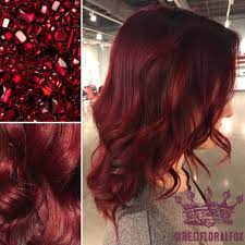 Ruby Red Hair Color By Taylor Lowe At Moxie Hair Salon In St Paul Mn Redfloralfox Ruby Red Hair Hair Styles Red Hair Color