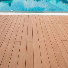 Wpc Waterproof Swimming Pool Deck Www Coowinmall Com Wpc Wpcdeck Deck Decking Outdoordecking Floor Ou Outdoor Flooring Outdoor Wall Panels Outdoor Walls