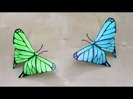 Easy To Make Origami Butterfly Wall Decoration This Project Is Very Interesting And After Finishing Work Origami Schmetterling Schmetterlinge Basteln Origami