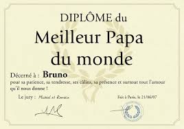 Diplômes à personnaliser et à imprimer gratuitement, en quelques secondes. Diplome Du Meilleur Papa Du Monde
