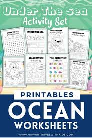 We are proud to say our worksheets cover every area in teaching esl/efl young learners and beginners. Sea Animal Worksheets And Coloring Pages Hawaii Travel With Kids