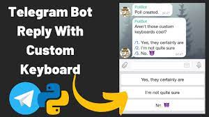 You can also search for a bot like a music bot, game bot and. Telegram And Python Custom Keyboard Buttons In Telegram Bot Telegram Reply Markup Keyboard Youtube
