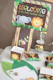 Zoo animal baby shower invitation. Jungle Theme Baby Shower Decorations Diy Novocom Top