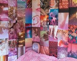 The photos would make perfect gallery wall art in a teen girl's bedroom, dorm room, office, or any other room. Photo Collage Kit Aesthetic Pictures For Wall To Print Novocom Top