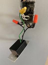 Flip the switch and see if its all good if its not all good, then check every part of your wiring from each pin on. How To Identify The Wires On The Dimmer To Convert It To Conventional On Off Switch Home Improvement Stack Exchange