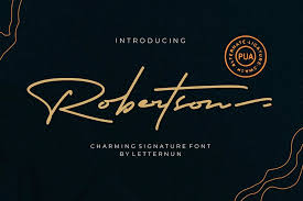 The text generator section features simple tools that let you create graphics with fonts of different styles as well as various text effects; Robertson Charming Signature Font 722092 Handwritten Font Bundles