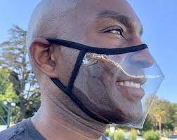 Transparent Face Mask With Plastic Shield More Protect Than Fabric Only Mask See Your Face Washable Reusable Ideal For Gifts Clear Face Mask Clear Face Face Mask