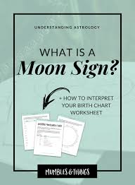 Jan 16, 2020 · your moon sign is determined by calculating your full date, place and time of birth and finding your position around the moon. Understanding Astrology What Is A Moon Sign Mumbles Things
