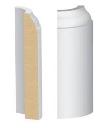 When it comes into a corner it looks alot like the lines of air being displaced by the jet. Corner Blocks Discount Door Trim