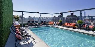 15 New York City Pools To Lounge By This Summer And Year Round Gansevoort Meatpacking Hotel Pool Gansevoort Hotel