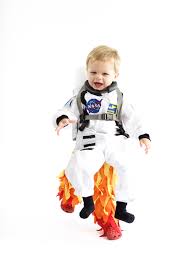 Walk and jump like an astronaut on the moon; Rocket Astronaut Costume