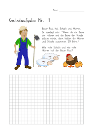 Für die fächer mathe, deutsch und physik bieten wir kostenlose übungen und aufgabenblätter. Knobelaufgabe Klasse 1 Klasse 2 2 Klasse Erste Klasse Knobelaufgaben