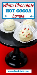 Decadent White Chocolate Hot Cocoa Bombs Recipe In 2020 Chocolate Bomb Diy Hot Chocolate Chocolate