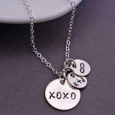 Xo Necklace Hugs And Kisses Jewelry Xoxo Jewelry Etsy Xo Necklace Xoxo Jewelry Valentines Jewelry