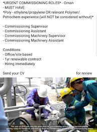 If this is the case, this could shorten the life expectancy of your equipment, cause you higher utility bills, or discomfort in your home. Urgent Commissioning Roles Oman Commissioning Supervisor Commissioning Assistant Commissioning Machinery Supervisor Commissioning Machinery Assistant Join Oil Gas