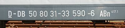 Anschriften An Bahndienstwagen