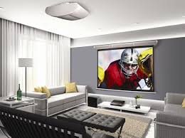 15 Cool And Minimalist Home Theater Design With Sofa Furnitures Living Room Home Theater Living Room Decor Tv Modern Family Rooms
