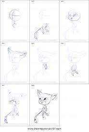 Zoé lee is one of the supporting characters from miraculous: How To Draw Fox Kwami From Miraculous Ladybug Printable Step By Step Drawing She How To Draw Fox Kwami F Malen Und Zeichnen Bunte Zeichnungen Manga Malen