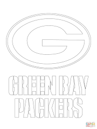 Green Bay Packers Logo Coloring Page Supercoloring Com Green Bay Packers Logo Green Bay Packers Football Coloring Pages