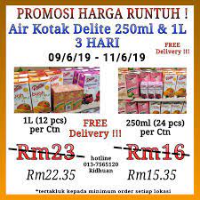 Yellow green dll yang bisa anda lihat pada rp 616.000. 0137565120 En Borong Murah Air Kotak Delite Shah Alam Facebook