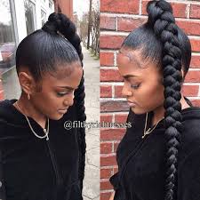 Style bangs accordingly with gel or spray for flawless edges. 25 Ponytail Hairstyles For Black Female Hair 2021 Best Hair Looks