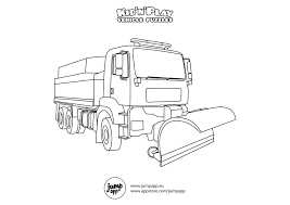 Snow Plow Printable Coloring Pages Printable Coloring Sheets Printable Coloring