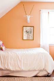 And pls feel free to tell us if you have any problem. Style At Home Meredith Miller S Bright Abode Theglitterguide Com Orange Bedroom Walls Bedroom Color Schemes Room Wall Colors