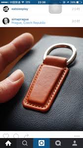 Zest Her Leather Keychain Leather Handmade Sewing Leather