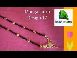 It is a stylish mangalsutra chain in gold and with black beads. Mangal Sutra Making At Home17 Beads Jewellery Making Youtube In 2021 Beaded Jewelry Gold Mangalsutra Designs Jewelry Making