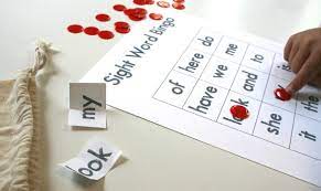 Playing word bingo with foreign students will help them to learn common english, french or spanish words while playing a game. Sight Word Bingo Playful Learning