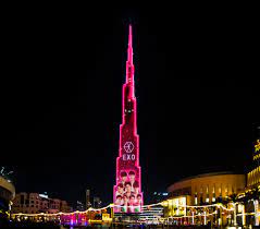 Burj khalifa (en arabe : Exo S History Making Light Show At Burj Khalifa Shares An Exciting Preview Confirms Show Time Soompi