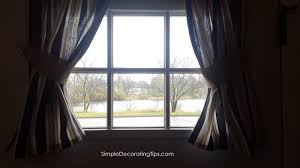 Use a straight edge to ensure that your cut is straight. How I Made Custom Curtains Without A Sewing Machine Simple Decorating Tips