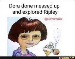 Pin On Funny Dora The Explorer Memes