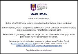 Laman web ini mempunyai beberapa fungsi utama yang termasuk kemasukan(admission), akademik(academic), peperiksaan(examination), majlis graduasi. Uitm Istudent Portal